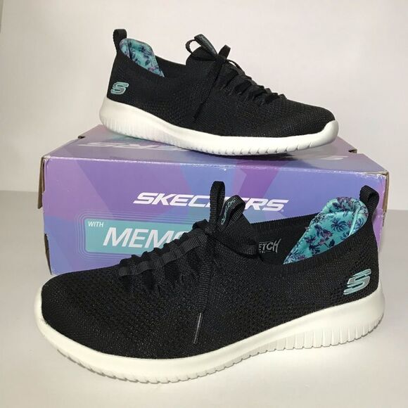 Skechers Ultra Flex Flourishing View Washable Slip Ons Sneaker - Picture 2 of 9